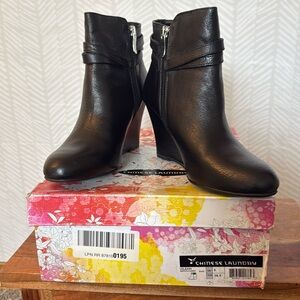 Chinese Laundry Wedge Bootie - Size 8